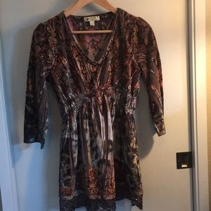 Abstract hippie tunic